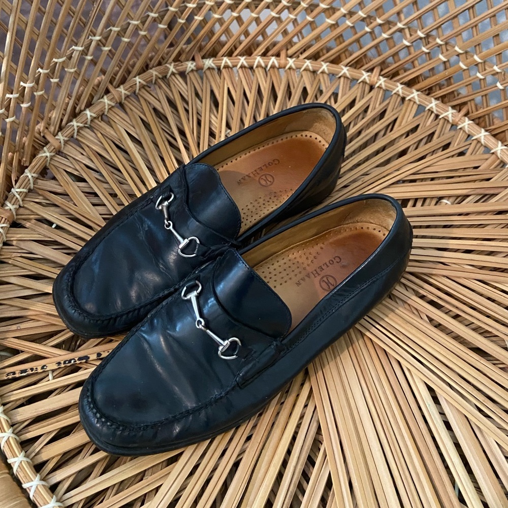 Cole Haan Country Black Horsebit Loafers